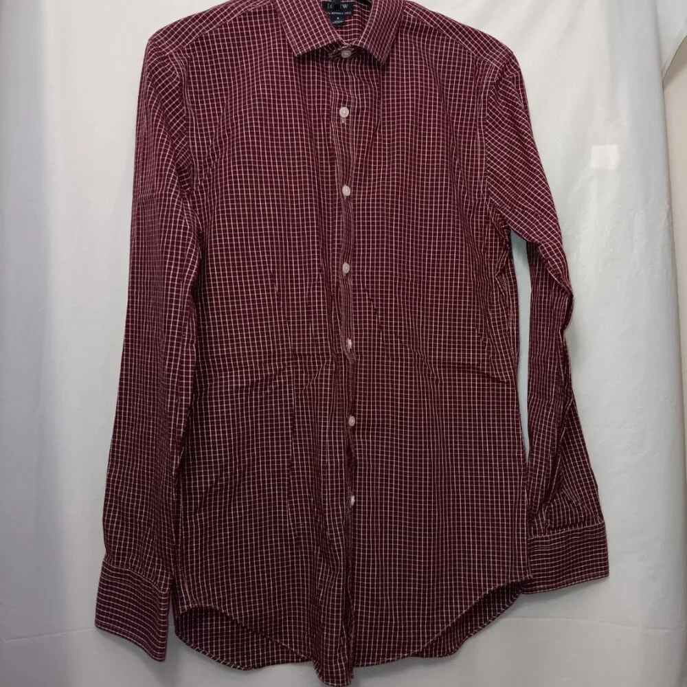 J.CREW CHECKERED PRINT BUTTON DOWN SHIRT